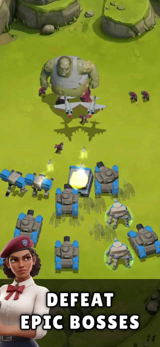 World War X screenshot — defeat epic bosses